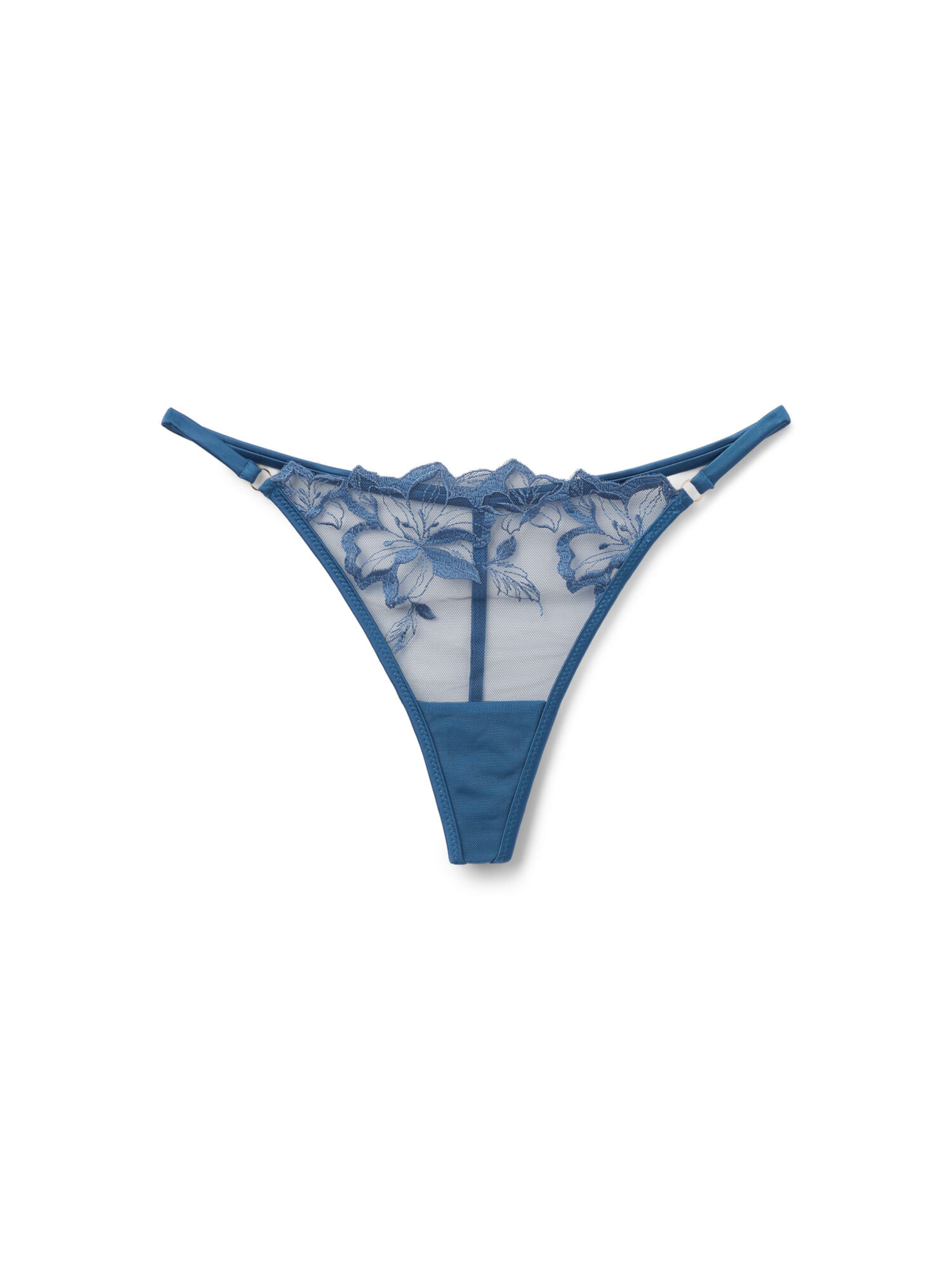 Tezenis Thong in Blue: front