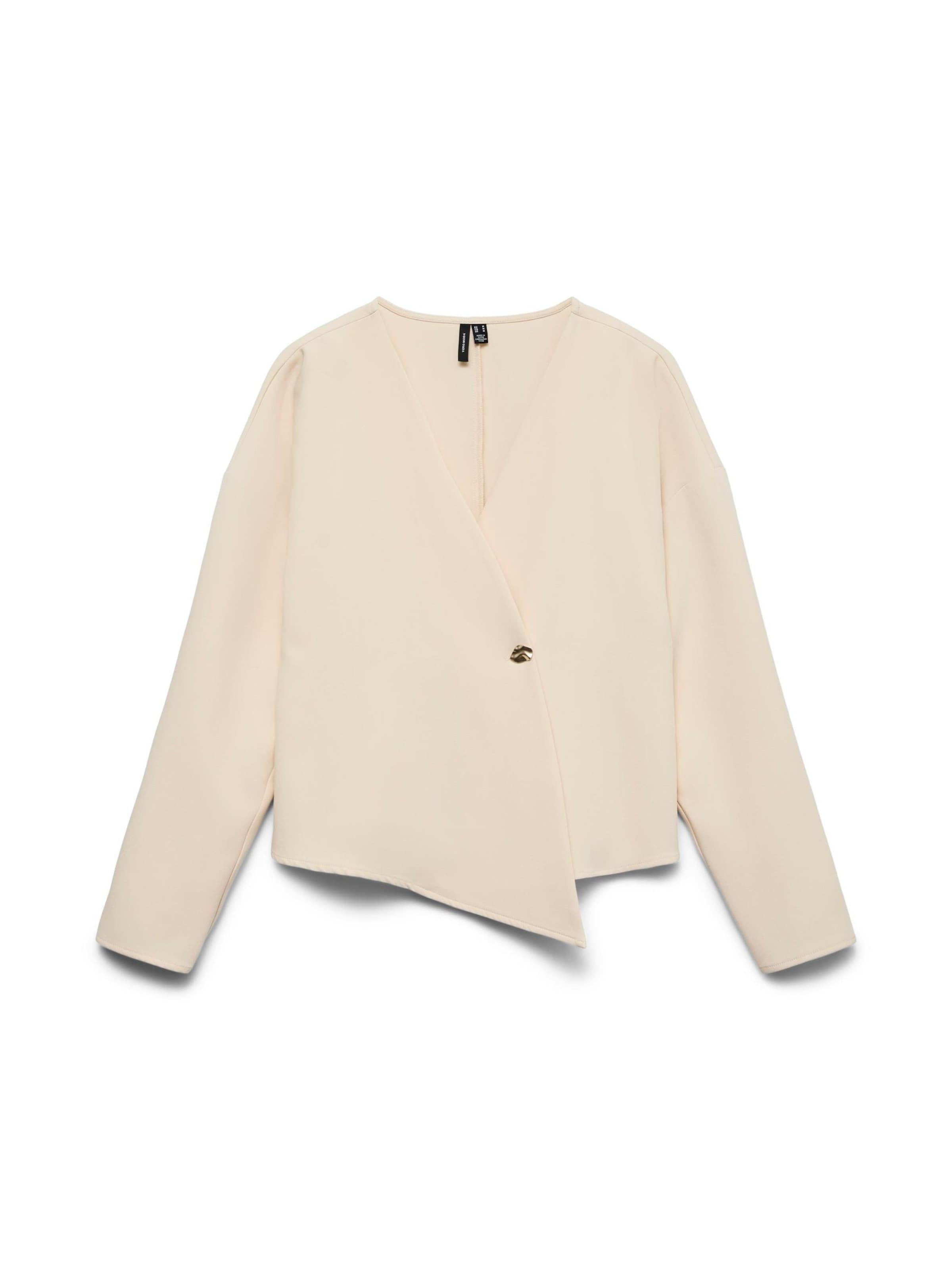 VERO MODA - Blusa en beige: frente