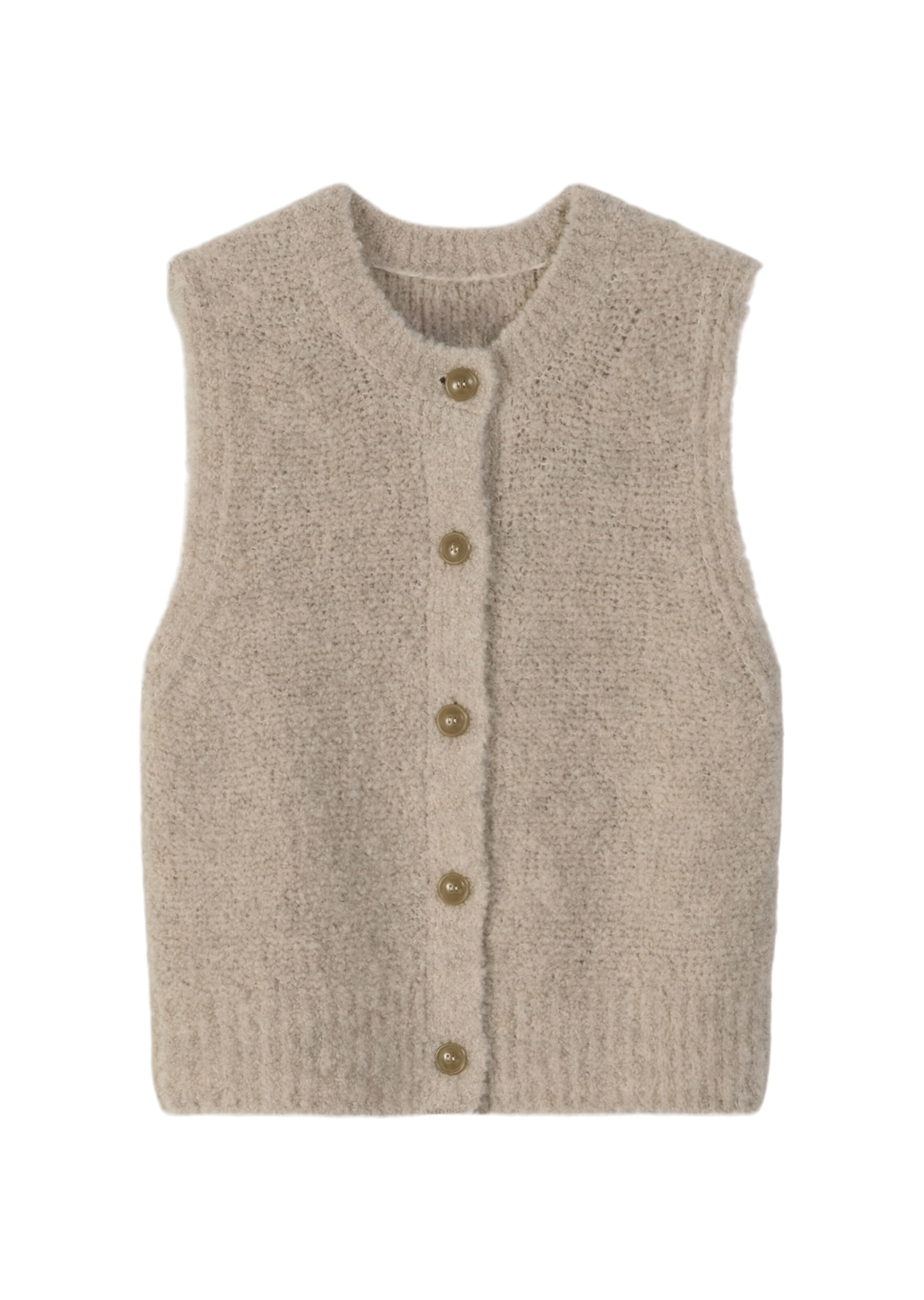 Marc O'Polo Knit cardigan in Beige: front