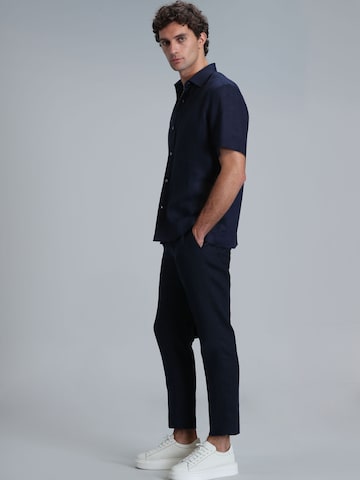 Fit confort Chemise 'Bert' Lufian en bleu