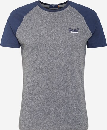 Effilé T-Shirt Superdry en gris : devant