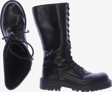 Pull&Bear Stiefel 37 in Schwarz: predná strana