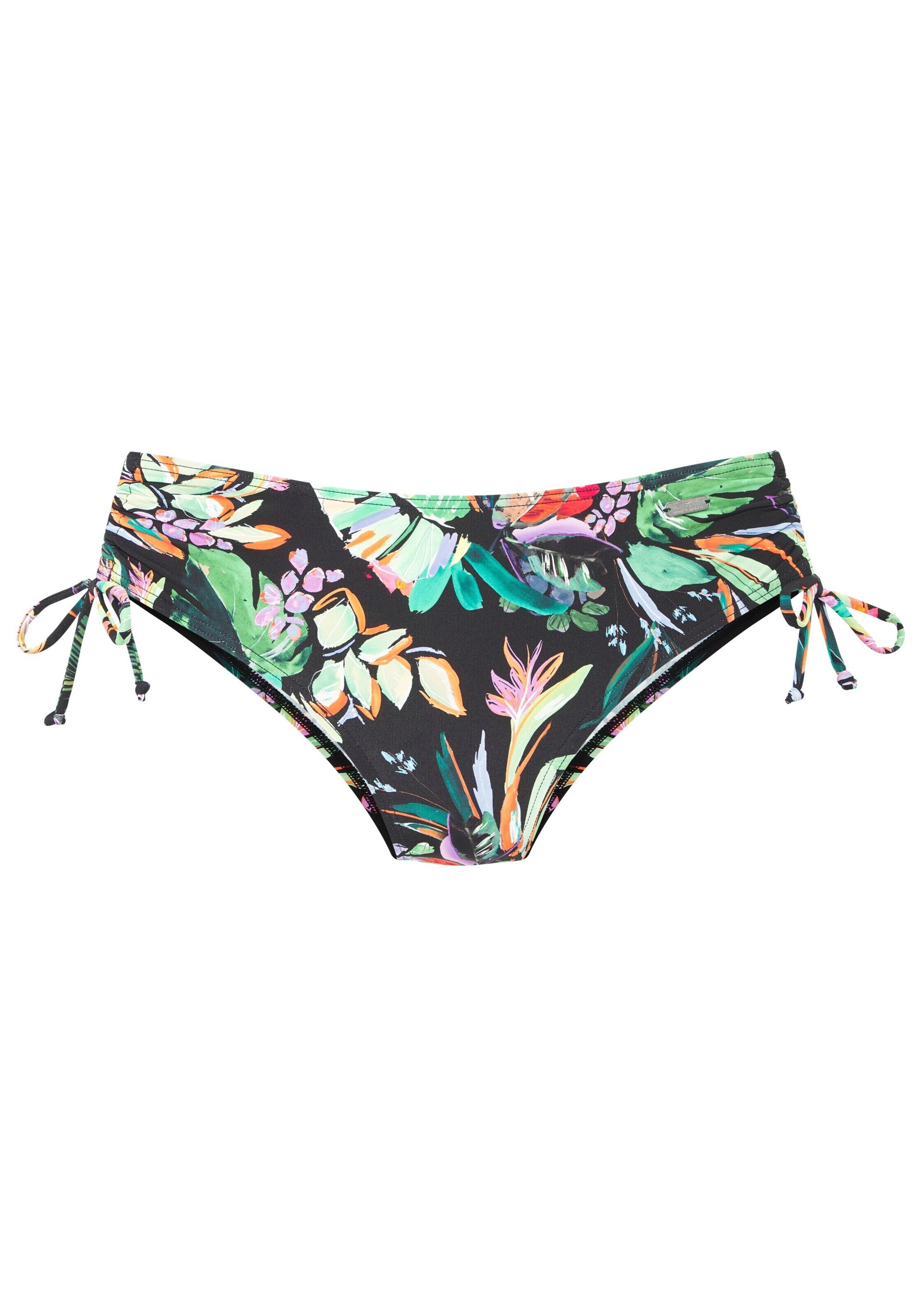 VENICE BEACH Bikini Bottoms in Black: front