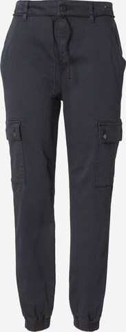 Effilé Pantalon cargo 'SUNSHINE' Dawn en noir : devant