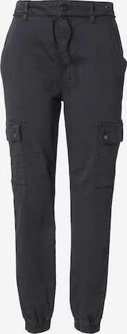 Dawn Tapered Cargo Pants 'SUNSHINE' in Black: front