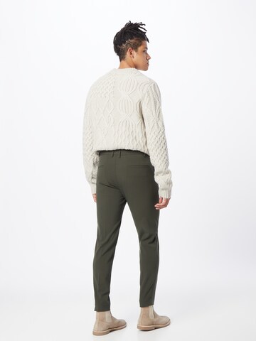 Coupe slim Pantalon à plis Lindbergh en vert