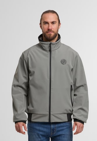 INDICODE JEANS Jacke 'Route' in Grau