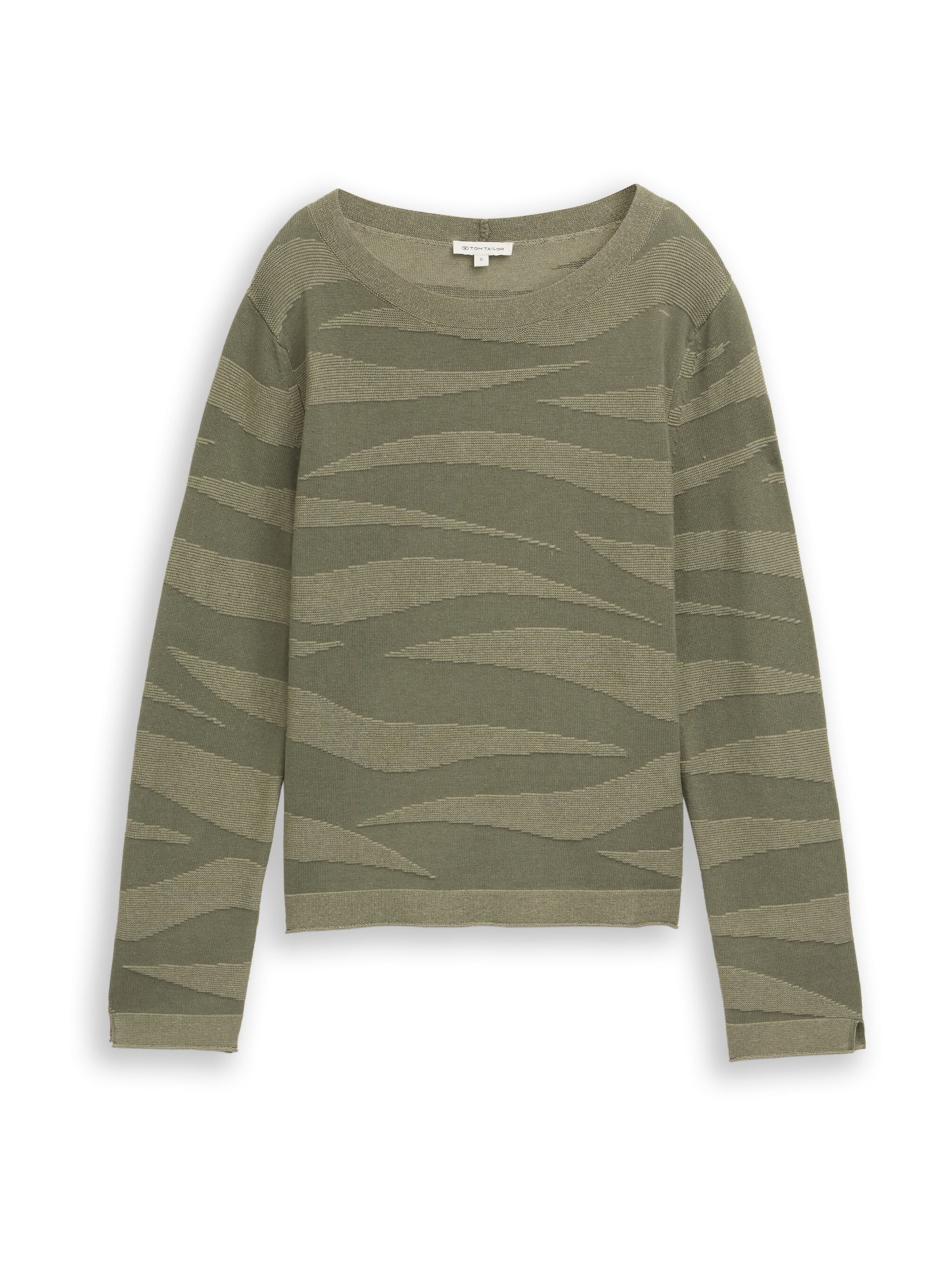 TOM TAILOR Svetr – zelená: přední strana