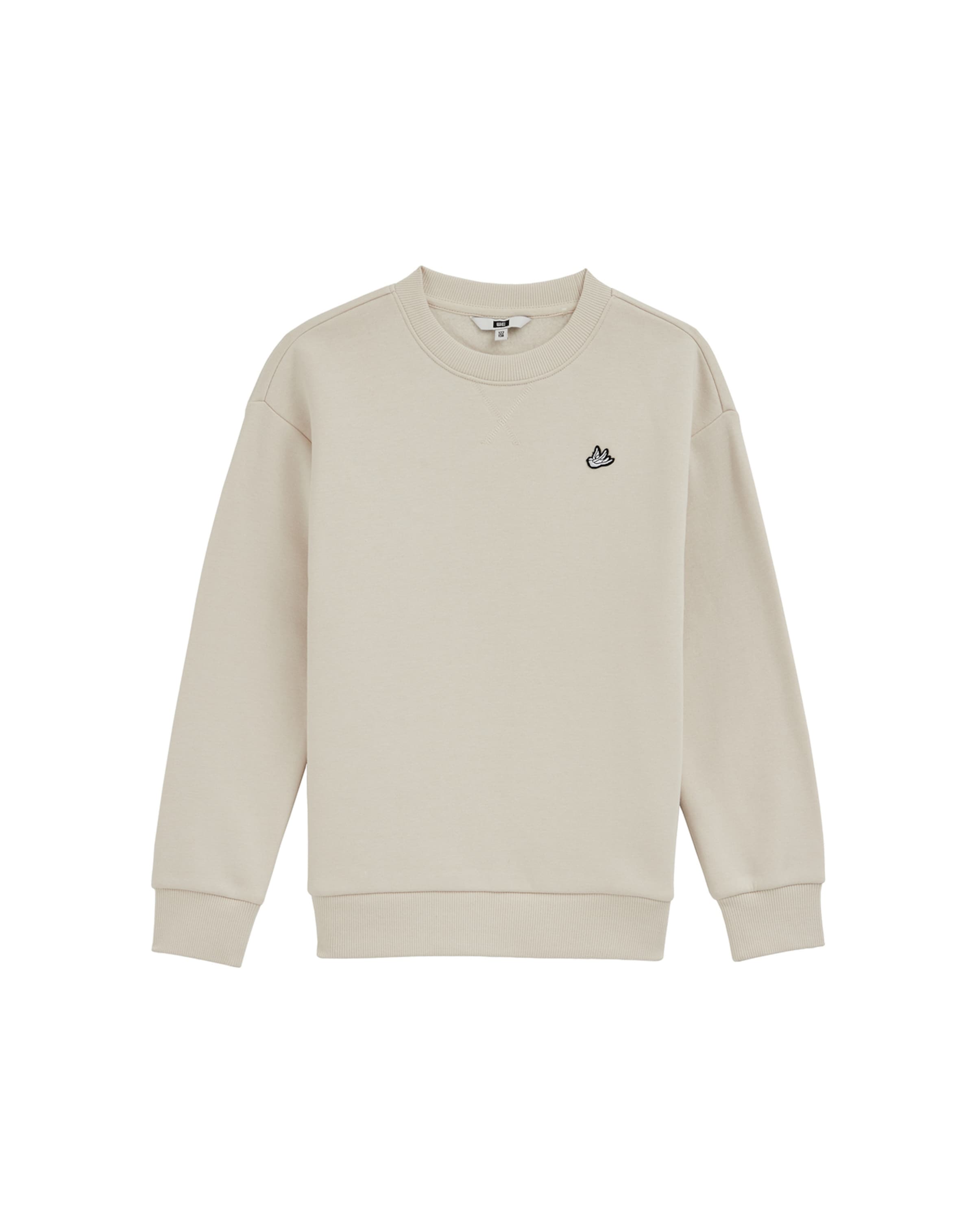 WE Fashion Sweatshirt i beige: framsida