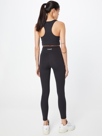 Skinny Pantalon de sport Casall en noir