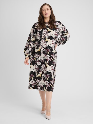 juoda Guido Maria Kretschmer Curvy Suknelė 'Orelia'