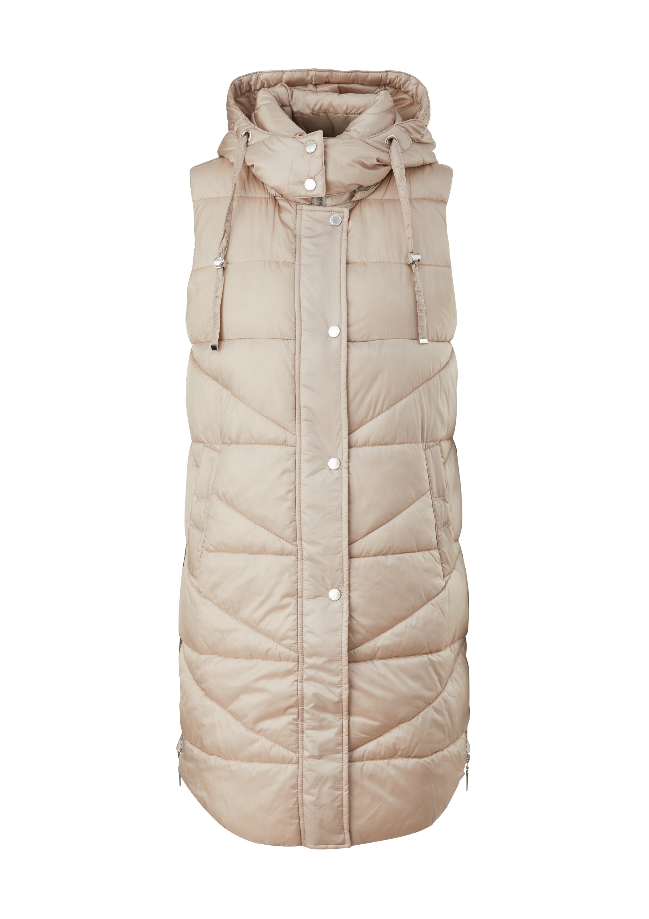 COMMA Vest in Beige: front