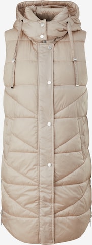 Gilet COMMA en beige : devant