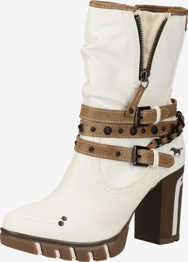 Stivaletto MUSTANG di colore marrone / marrone scuro / offwhite, Visualizzazione prodotti
