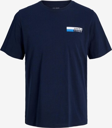 T-Shirt JACK & JONES en bleu : devant