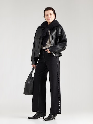 Wide leg Jeans 'ONLHOPE' di ONLY in nero