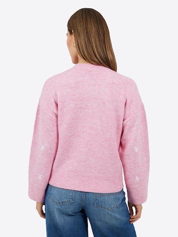 BRAVE SOUL Pullover i pink