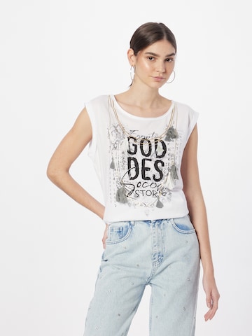 T-shirt 'Egyptian Goddess' Soccx en blanc : devant