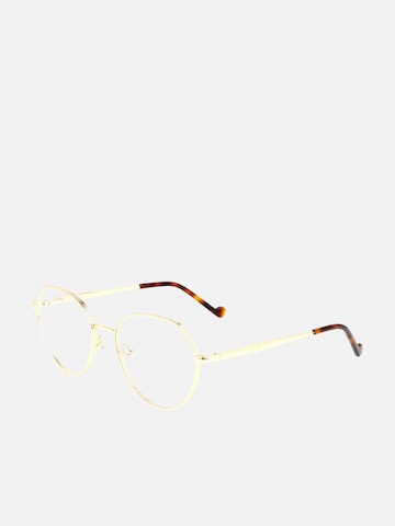 Lunettes de soleil Liu Jo en or : devant