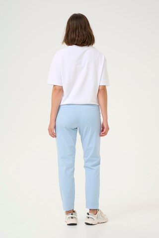 Kaffe Slim fit Pants 'Mette' in Blue