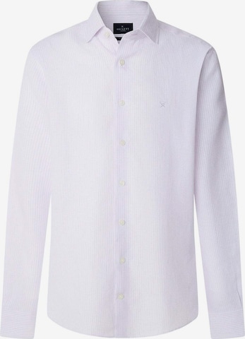 Coupe regular Chemise Hackett London en violet : devant