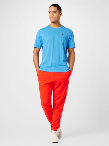 LACOSTE Tapered Pants in Red