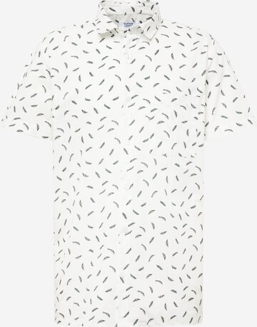 BURTON MENSWEAR LONDON Slim Fit Риза в бяло: отпред