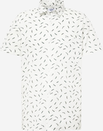 Coupe slim Chemise BURTON MENSWEAR LONDON en blanc : devant