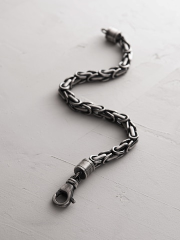 REYTEL - Pulsera 'ESPOIR' en plata: frente