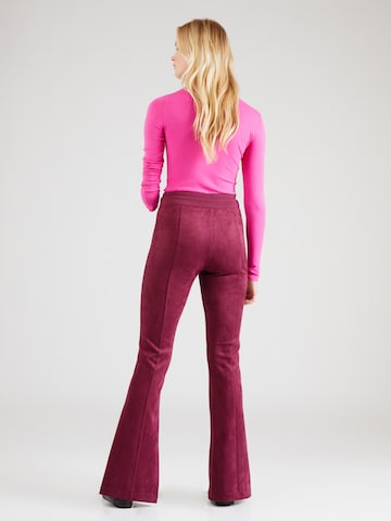 GUESS Flared Pants 'STELA' in Red