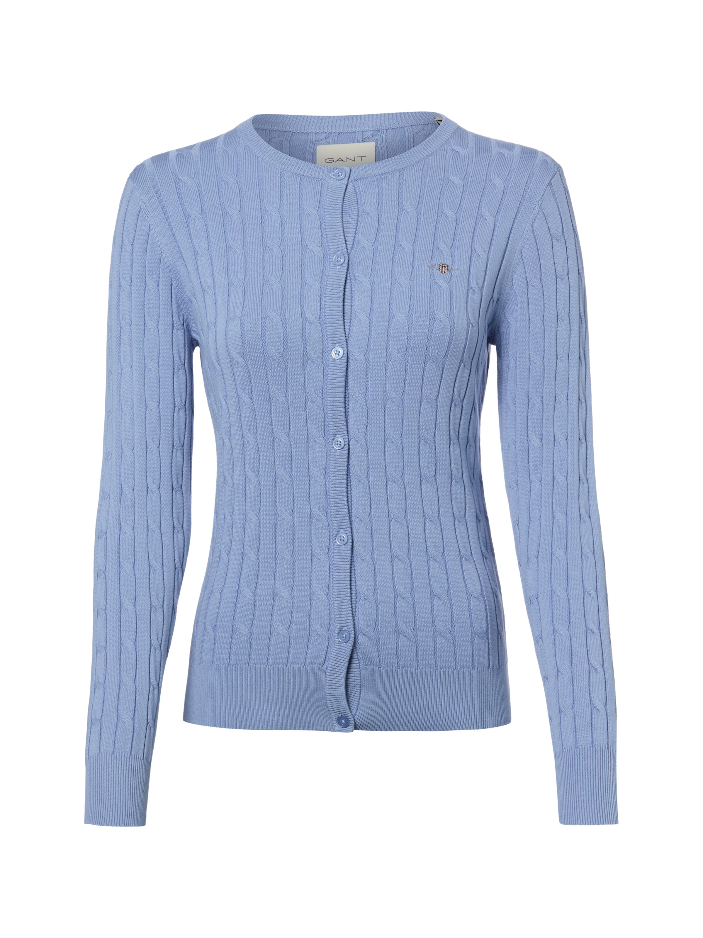 GANT Knit Cardigan in Blue: front
