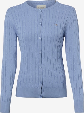 GANT Knit Cardigan in Blue: front