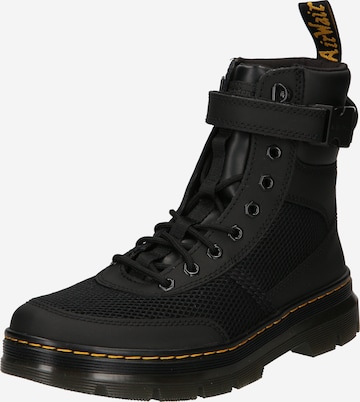 Dr. Martens Lace-Up Ankle Boots 'Combs' in Black: front