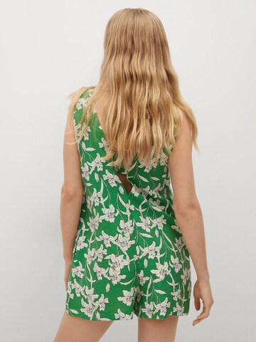 MANGO Jumpsuit 'Riviera' in Groen