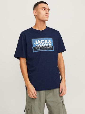 T-Shirt 'LOGAN' JACK & JONES en beige