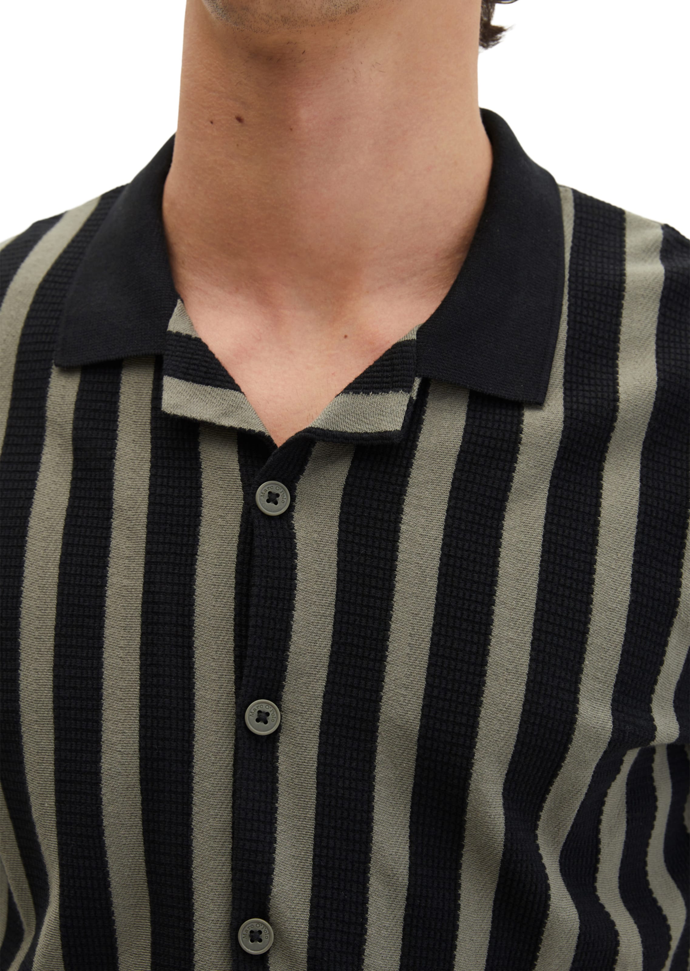 Marc O'Polo Regular fit Overhemd in Zwart