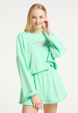 Tenue d'intérieur MYMO en vert : devant