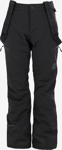 Regular Pantalon fonctionnel 'Teak' Fundango en noir : devant