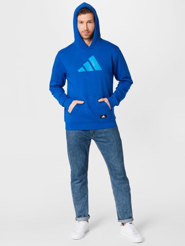 ADIDAS PERFORMANCE Αθλητική μπλούζα φούτερ σε μπλε