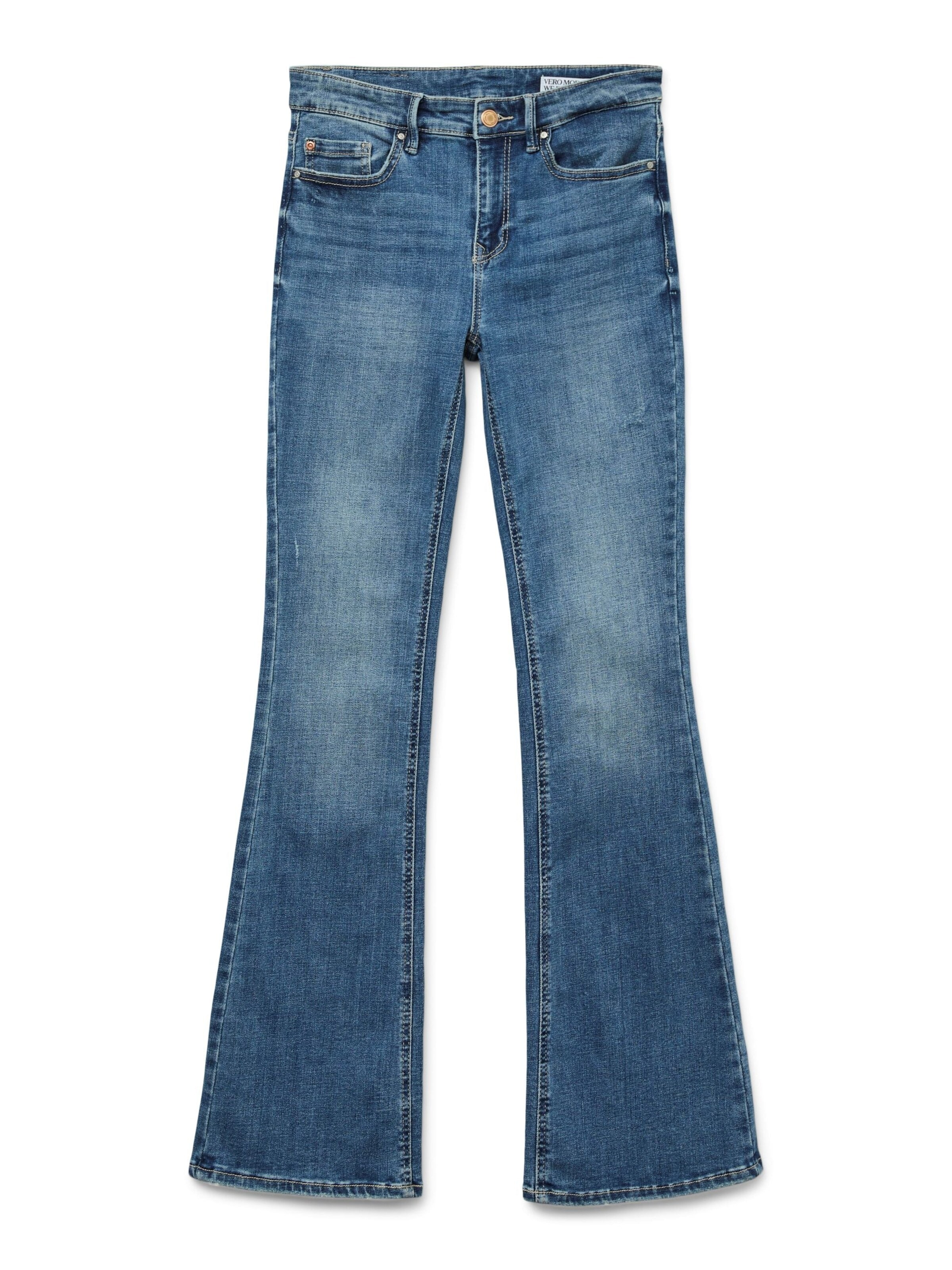 évasé Jean VERO MODA en bleu : devant