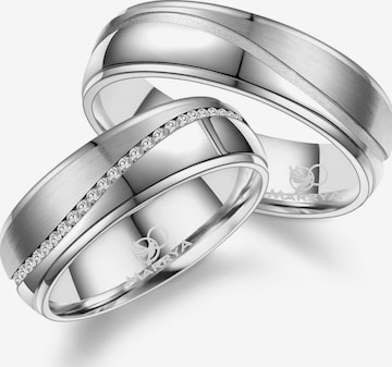 MARRYA Ring 'MARRYA ES-26 Ehering aus Edelstahl - Silberfarben' i silver: framsida