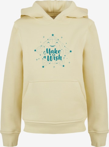 ABSOLUTE CULT Sweatshirt 'Wish - Make A Wish' in Yellow: front