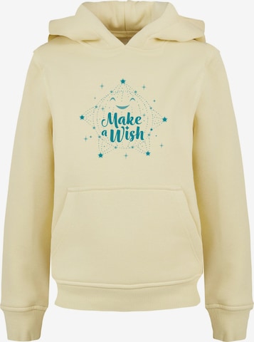 Sweat 'Wish - Make A Wish' ABSOLUTE CULT en jaune : devant