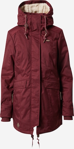 Ragwear Between-Season Jacket 'TUNNED' in Red: front