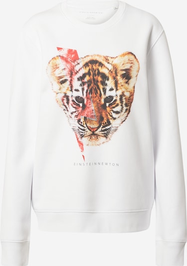 EINSTEIN & NEWTON Sweater majica 'Tigerzzard Klara Geist' u miks boja / bijela, Pregled proizvoda