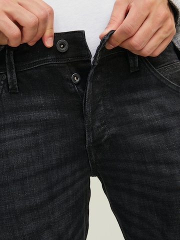 JACK & JONES Slimfit Jeans 'Glenn' in Schwarz