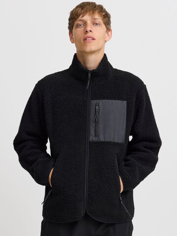 Giacca di pile ' MMBERRI' di The Jogg Concept in nero: frontale