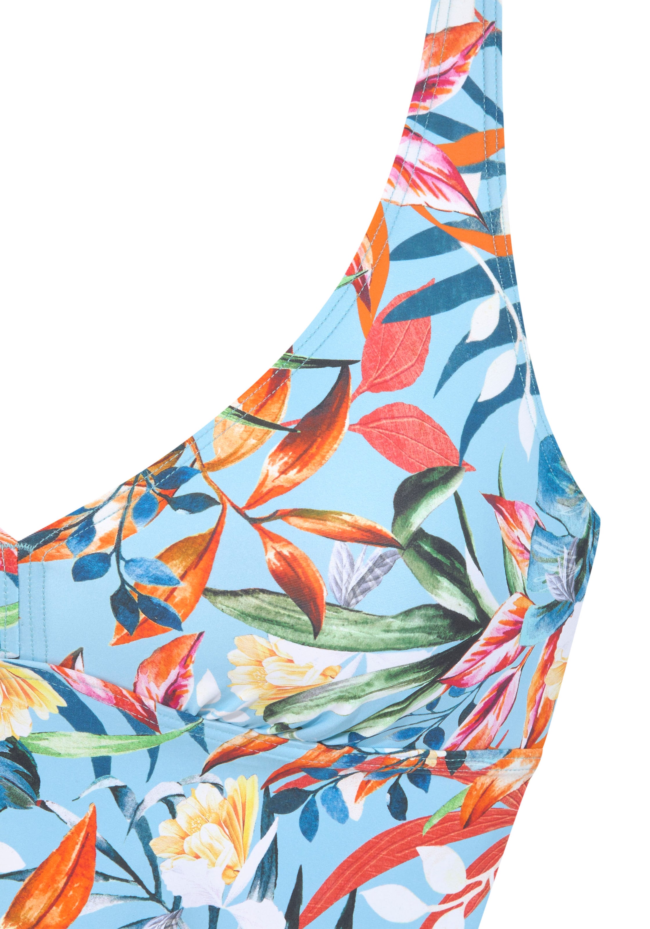 VENICE BEACH Bustier Tankini góra w kolorze niebieski