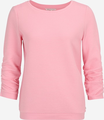 TOM TAILOR Sweatshirt in Pink: predná strana