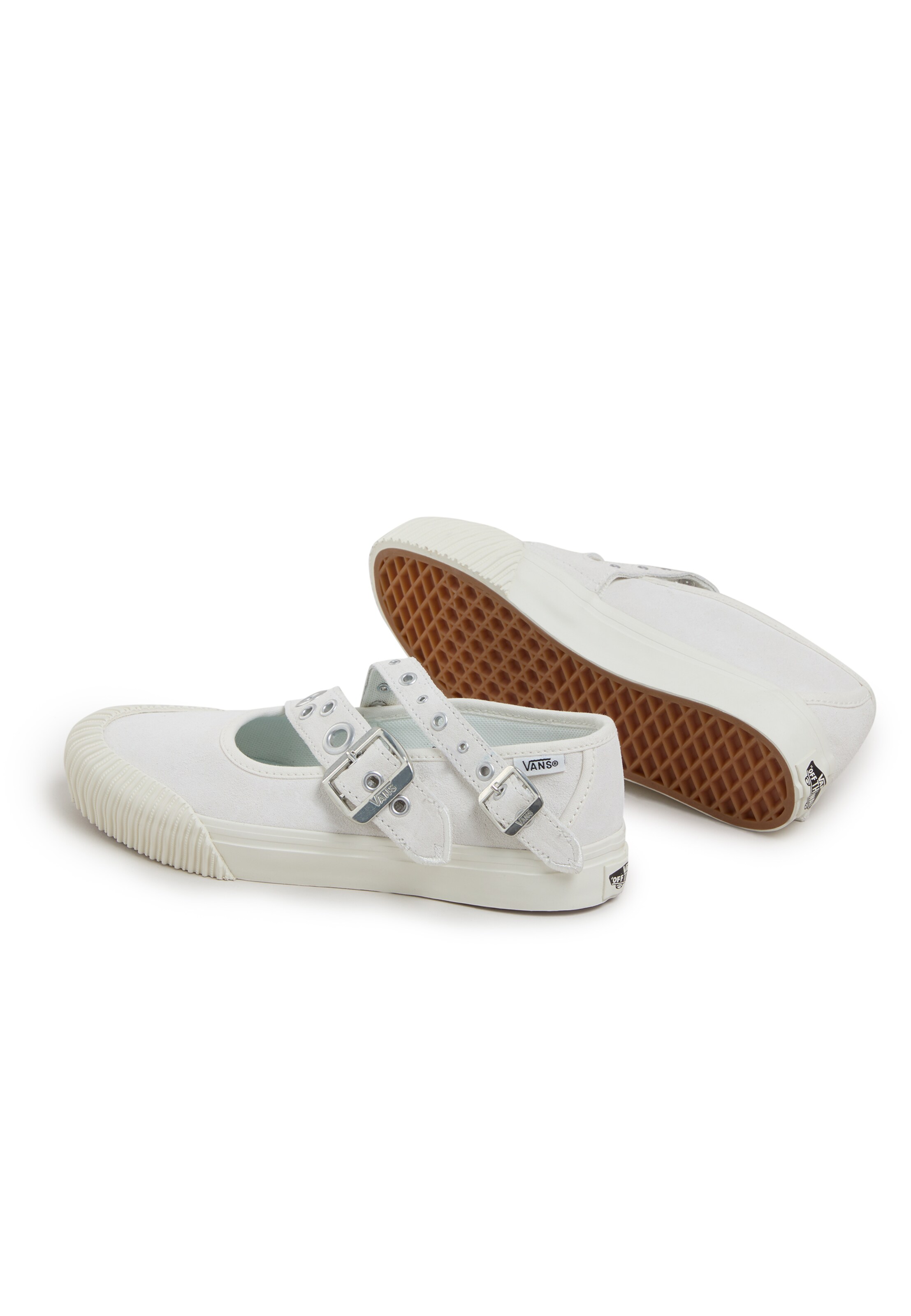 VANS Балетки с ремешком в Белый